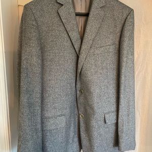 Brand new Paul Betenly Amicale jacket. 55% silk, 45% cashmere size 42R. Silver